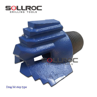 Alloy Steel Material Science Drag Drill Bit untuk penggunaan pengeboran formasi batuan lunak