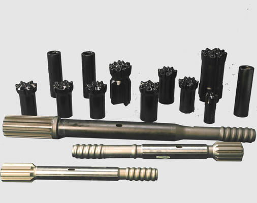 T51 Top Hammer Button Drill Bit Diameter Dari 89mm Sampai 127mm Untuk Pengeboran Tophammer