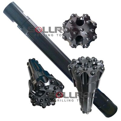 RC Hammer Reverse Circulation Drill Hammer dengan Remet dan Metzke Thread untuk Pemulihan Bahan Maksimum 98% dan Konstruksi Logam Kekerasan