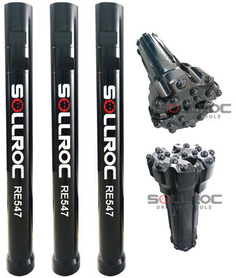 Tingkat Penetrasi Tinggi RC Hammer Remet Thread Good Wear Resistance untuk formasi kerikil