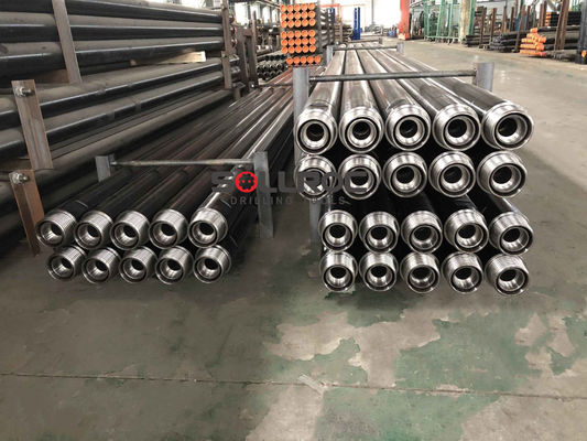 Heavy Duty 8mm Wall Dual Wall RC Drill Pipe 102mm-114.3mm Untuk Pengeboran Kekerasan