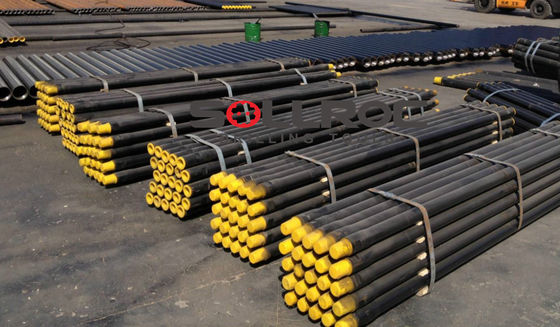 76mm - 140mm 2 3/8 &quot; API REG DTH Pengeboran Batang Dengan Kunci Flat